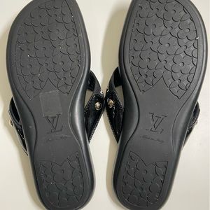 Louis Vuitton Black Sandals